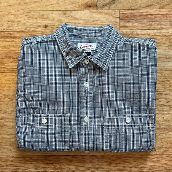 Lands' End | Shirts | Lands End Blue Casual Button Down Shirt | Poshmark